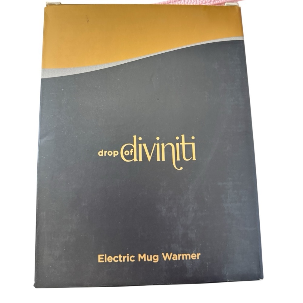 Drop of Diviniti Electric Mug Warmer for Desk Coffee & Tea Heater NIB